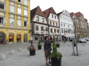 Stadtplatz w Steyr w Austrii