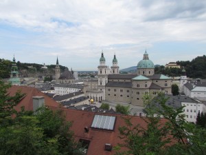 Panorama Salzburga w Austrii