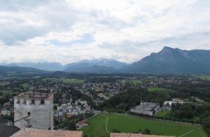 Góry otaczające Salzburg w Austrii