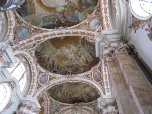 Sklepienie katedry Św. Jakuba w Innsbrucku w Austrii