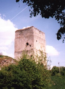 Wieża zamku w Tudorowie