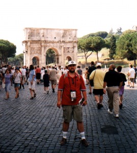 Łuk Konstantyna w Rzymie we Włoszech