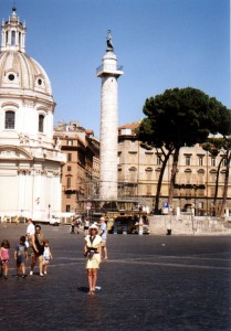 Kolumna Trajana w Rzymie we Włoszech
