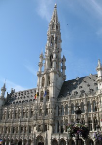 Ratusz (Hotel de Ville) na Grand Place w Brukseli w Belgii