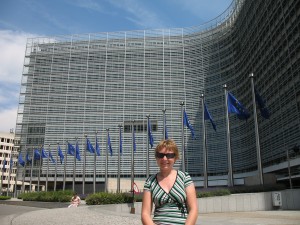 Dzielnica Unii Europejskiej w Brukseli w Belgii