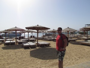 Plaża Hotelu Safir w Hurgadzie w Egipcie