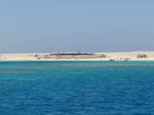 Podczas wycieczki na wyspę Giftun w Egipcie