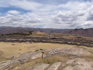 Inkaska twierdza Sacsaywaman w Cusco