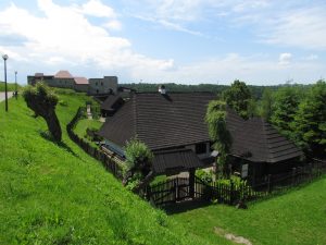 Skansen nieopodal zamku w Dobczycach