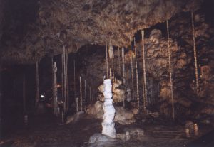 Nacieki w Jaskini Katerinskiej na Morawach w Czechach