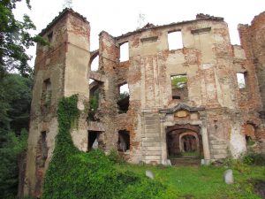 Ruiny zamku w Owieśnie