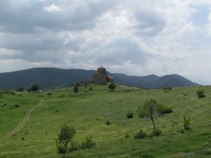 Klasztor Jivari ponad miejscowością Mtskheta