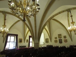 Sala gotycka na zamku żupnym w Wieliczce