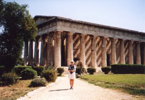 Tezejon na Agorze w Atenach w Grecji