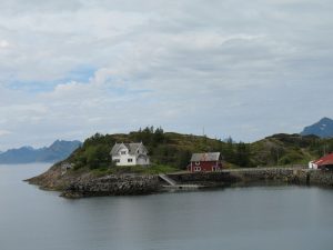 Malowniczy widok na Lofotach w Norwegii