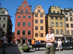 Główny Rynek (Stortorget) w Sztokholmie w Szwecji