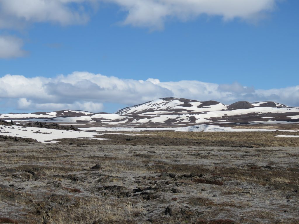 Krajobraz Islandii - W kraterze wulkanu Krafla