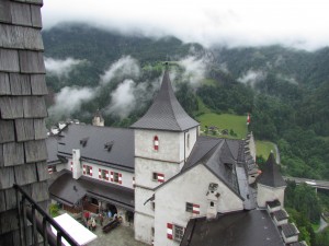 Zamek Hohenwerfen w Austrii
