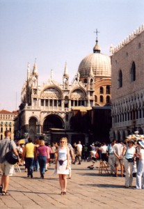 Plac Św. Marka w Wenecji we Włoszech