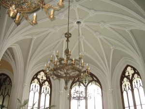 Sala gotycka w pałacu Czartoryskich w Puławach