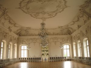 Sala w Pałacu Rundāle na Łotwie