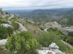 Droga z Cetinje do Kotoru